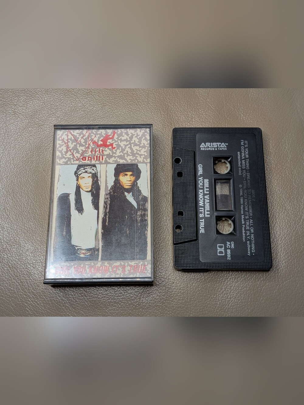 Milli Vanilli - Girls You Know It's True - Audio Cassette (1988)